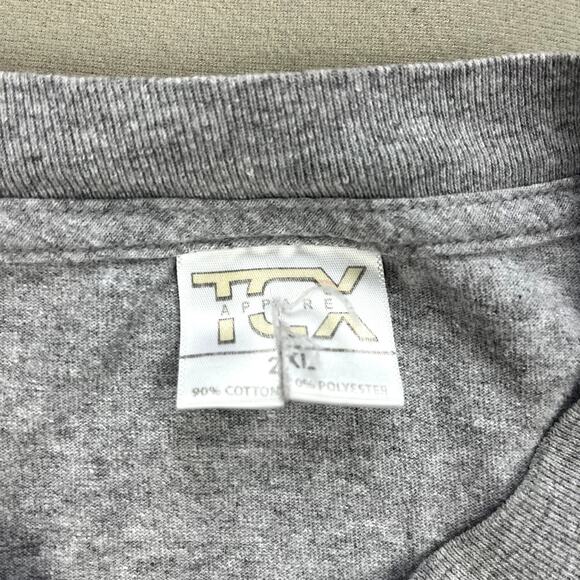 Vintage University of Alabama T-Shirt Adult XXL Gray Basketball Crimson Tide y2k - Picture 3 of 10